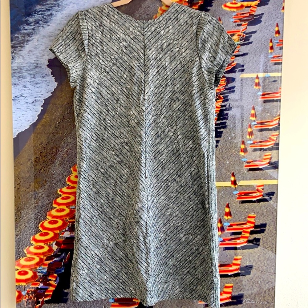 Zara Black and White Shift Dress